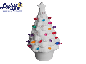 Small Lighted Christmas Tree