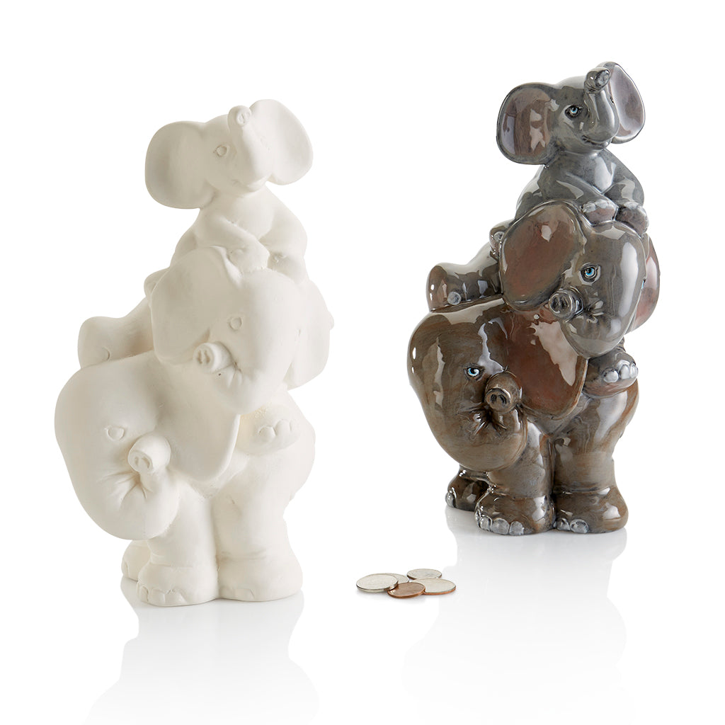 Stack of Elephants Bank